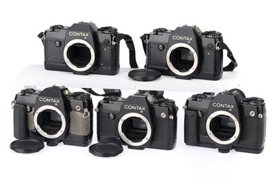 Lot 187 - Five Contax 137 MA Quartz 35mm SLR Cameras