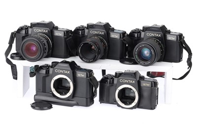 Lot 191 - Five Contax 167MT 35mm SLR Cameras