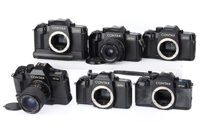 Lot 192 - Six Contax 167MT 35mm SLR Cameras