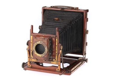 Lot 394 - A City Sale & Exchange Triple Diamond Mahogany Field Camera