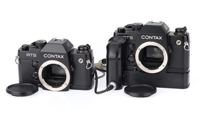Lot 199 - Two Contax RTS II Quartz Carl Zeiss Dataphot Cameras