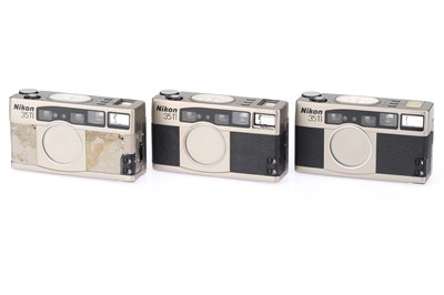 Lot 272 - A Group of Nikon 35Ti Compact Cameras
