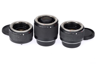 Lot 57 - Three Carl Zeiss Mutar T* 2x Teleconverters