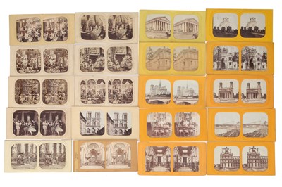 Lot 655 - Collection of 40 Stereo Tissue Cards