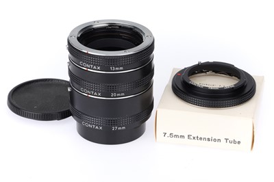 Lot 224 - A Set of Contax Extension Rings/Tubes