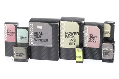 Lot 229 - A Good Selection of Contax RTS 35mm SLR Camera Accessories
