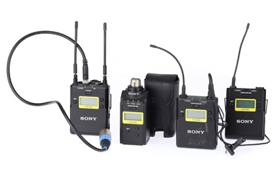 Lot 611 - A Group of Sony Radio Microphones
