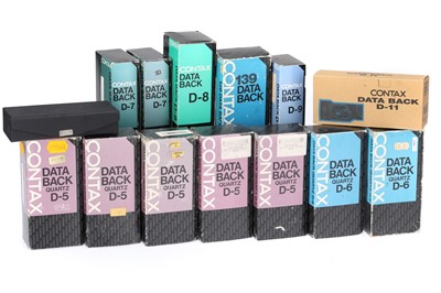 Lot 231 - A Good Selection of Contax 35mm Camera Data Backs