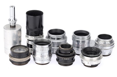 Lot 511 - A Group of C-Mount Cine Lenses