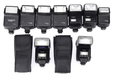 Lot 234 - A Large Selection of Contax SLR Flash Guns
