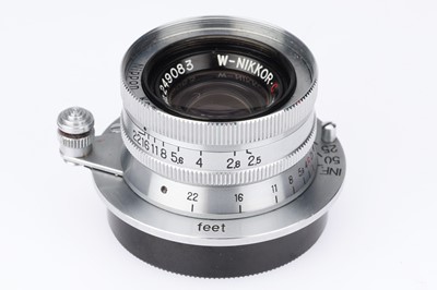 Lot 9 - A Nippon Kogaku W-Nikkor.C 3.5cm f/2.5 Lens