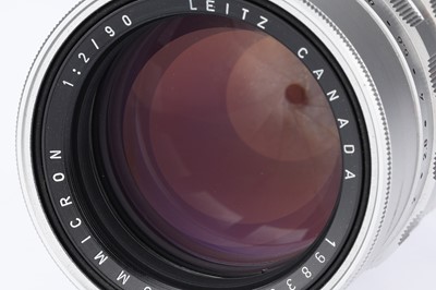 Lot 12 - A Leica M3 Rangefinder Camera Outfit