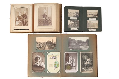 Lot 650 - CDV Album, Photograph Album & Post Card Album