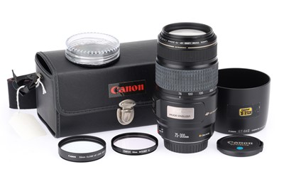 Lot 360 - A Canon EF 75-300mm Image Stabiliser Lens