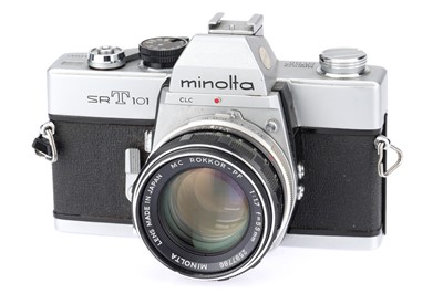 Lot 42 - A Minolta SRT101 35mm SLR Camera