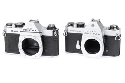 Lot 215 - A Pair of Pentax 35mm SLR Camera Bodies
