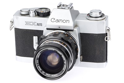 Lot 46 - A Canon EX Auto QL 35mm SLR Camera
