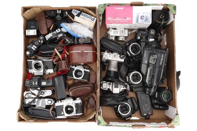 Lot 259 - ꩜ A Large Selection of Mixed Cameras