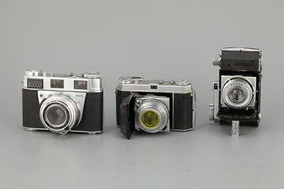 Lot 345 - Three Kodak Retina 35mm Cameras