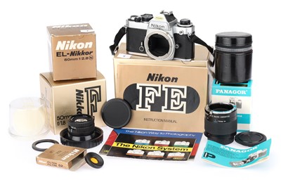 Lot 39 - A Nikon FE 35mm SLR Camera Body