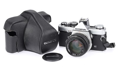 Lot 206 - An Olympus OM-2N 35mm SLR Camera