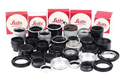 Lot 18 - A Selection of Leica Adapters and Rings