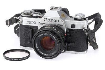 Lot 198 - A Canon AE-1 35mm SLR Camera