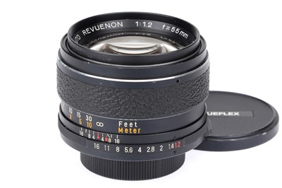 Lot 348 - A Tomioka Auto Revuenon 55mm f/1.2 Camera Lens