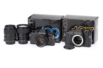 Lot 154 - A Boxed Contax 139 Quartz 35mm SLR Camera