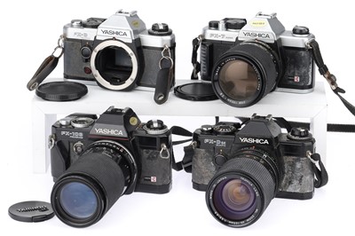 Lot 167 - Four Yashica 35mm SLR Cameras
