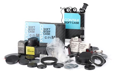 Lot 339 - A Good Selection of Contax Camera Accessories