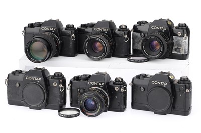 Lot 146 - Six Contax 35mm SLR Cameras