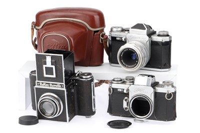 Lot 253 - A Pair of Edixa Reflex Cameras
