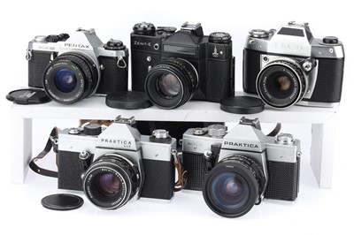 Lot 138 - A Group of 35mm SLR Cameras