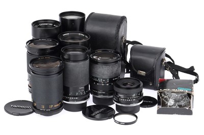 Lot 282 - ꩜ A Selection of Tamron Lenses