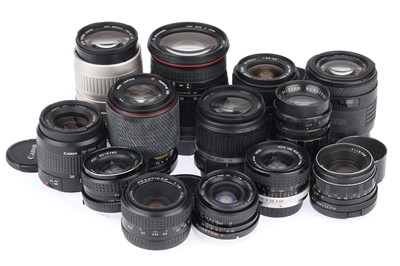 Lot 277 - A Selection of Camera Lenses