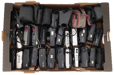 Lot 136 - A Selection of Olympus 35mm Compact Cameras