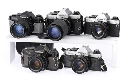 Lot 125 - A Group of Yashica FX-D Quartz 35mm SLR Cameras