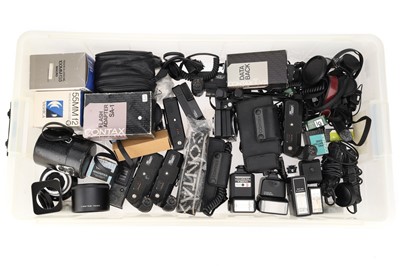 Lot 410 - A Large Selection of Yashica & Contax Accessories