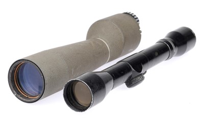 Lot 412 - A Yashica Spotting Scope & Rifle Sight