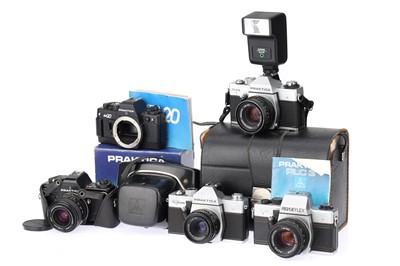 Lot 118 - A Group of Praktica Cameras