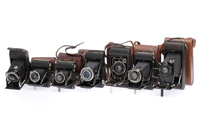 Lot 284 - A Selection of Folding Cameras