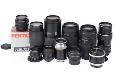 Lot 316 - A Mixed Selection of Lenses