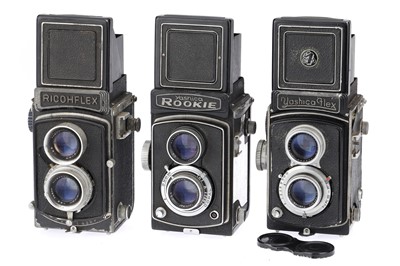 Lot 217 - Three Medium Format TLR Cameras