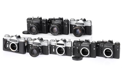 Lot 79 - ꩜ A Group of Zenit Cameras