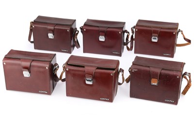 Lot 387 - Six Contax / Yashica Branded Camera Outfit Cases