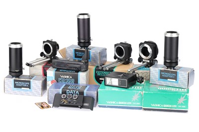 Lot 386 - A Selection of Boxed Yashica Camera Accessories
