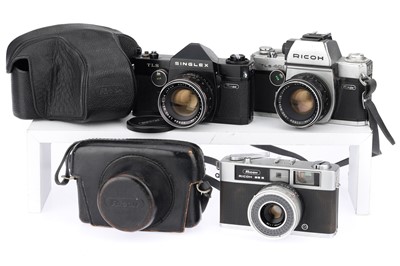 Lot 83 - A Group of Ricoh 35mm Cameras