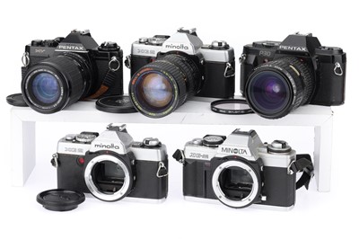 Lot 84 - A Group of Bayonet Mount 35mm SLR Cameras