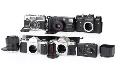 Lot 86 - A Selection of 35mm Cameras